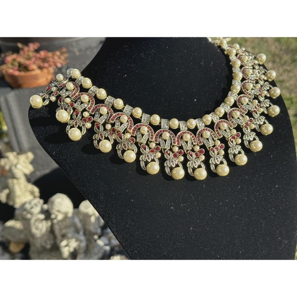 NEW Heidi Daus "Masterful Combination of Color" Crystal Drop Link Necklace - Picture 5 of 5